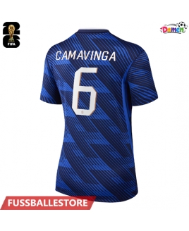 Günstige Frankreich Eduardo Camavinga #6 Heimtrikot Damen WM 2026 Kurzarm